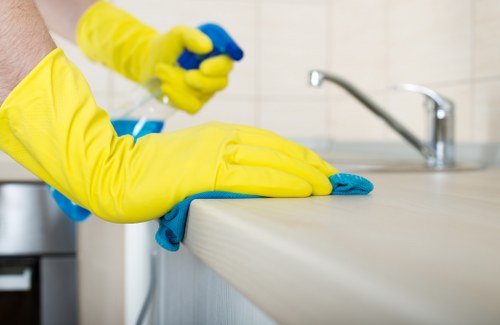 Professional post construction cleaning in an EC1 property interior